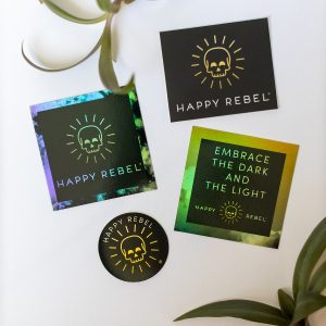 Happy Rebel Stickers